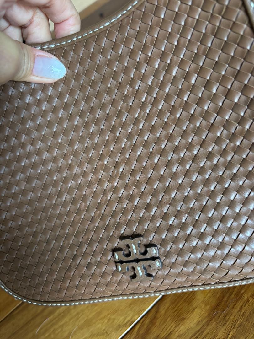 【超美品】 Tory Burch ブラウンショルダーバッグのみ　まめまめさん限定