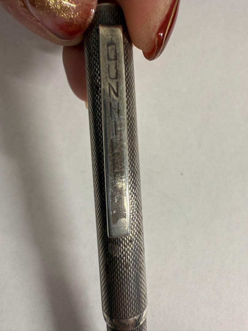 ☆高級筆記具☆ DUNHILL 925銀製 STERLING製 ボールペン☆
