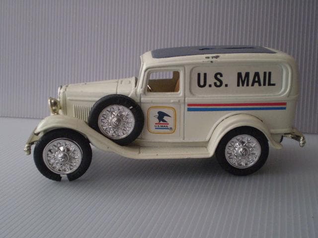 1932' FORD US MAIL Cars 貯金箱。ノベリティ。ビンテージ。