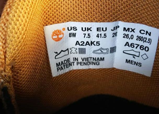 【未使用品】Timberlandティンバーランドウィートヌバックレザーブーツ