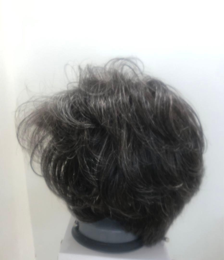 NAO-ART グレー ショートウィッグ