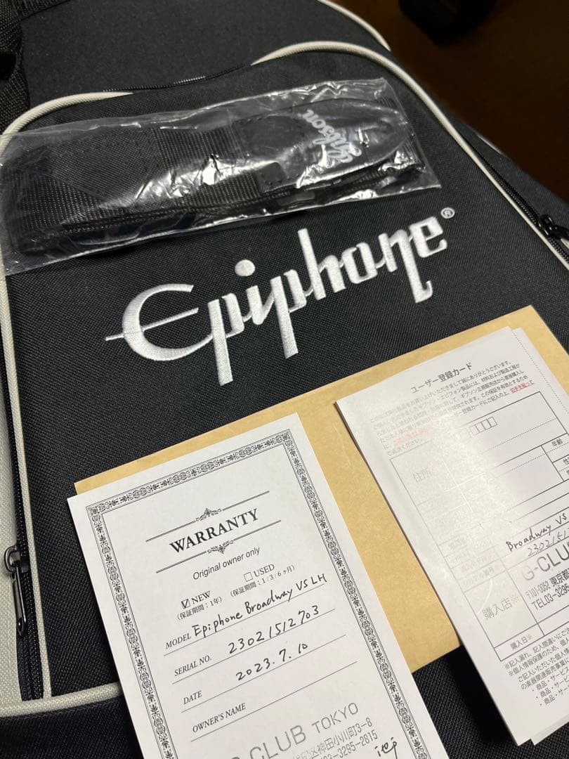 epiphone broadway レフティ