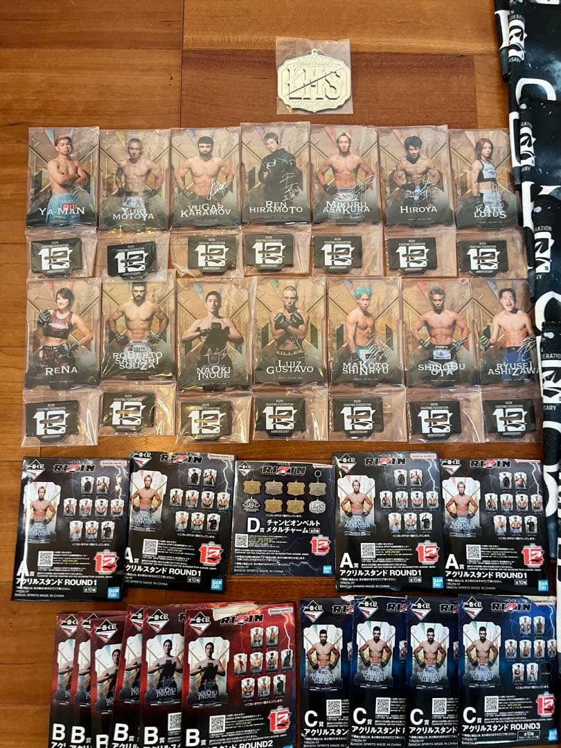RIZIN 1番くじ&カード　まとめ売り　朝倉未来等