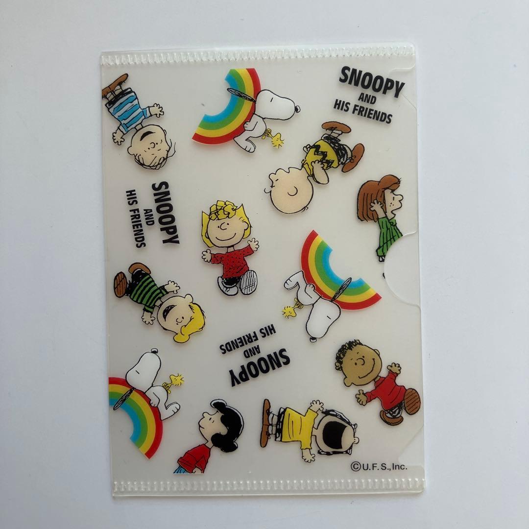 ☆美品☆ スヌーピー ミニクリアファイル（3種セット）日本製 レア