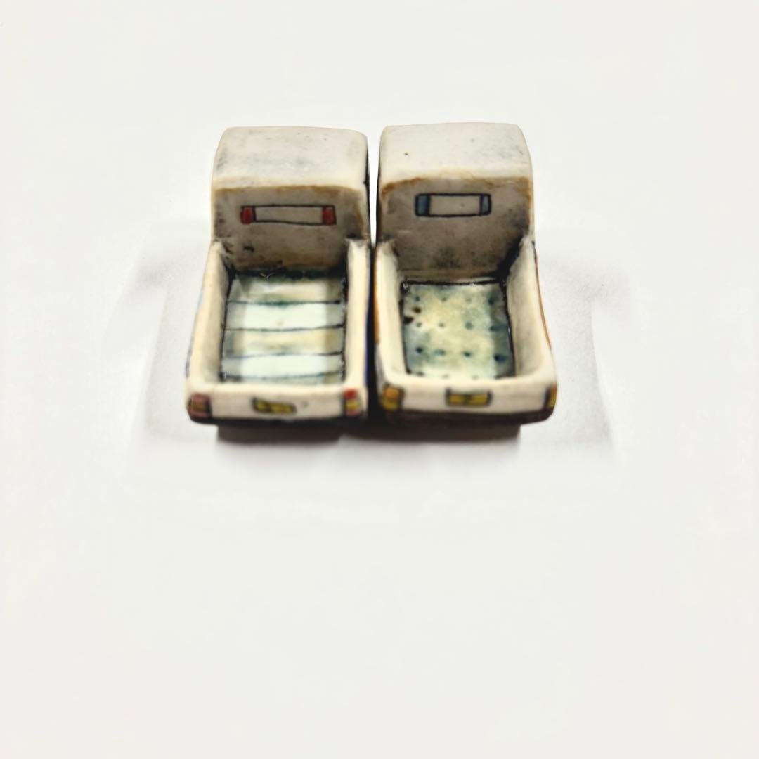 岡村友太郎 トモタロウ 苔トラ トラックのみ 2台セット アート オブジェ