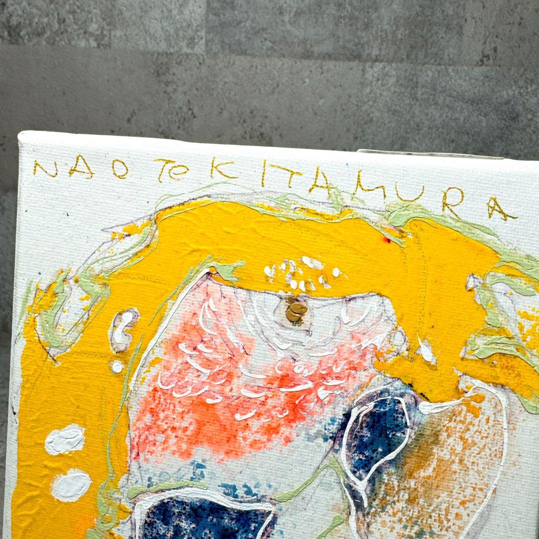 原画 肉筆】北村直登 5649 「振れやしない無償の愛 オウム」 SMサイズ