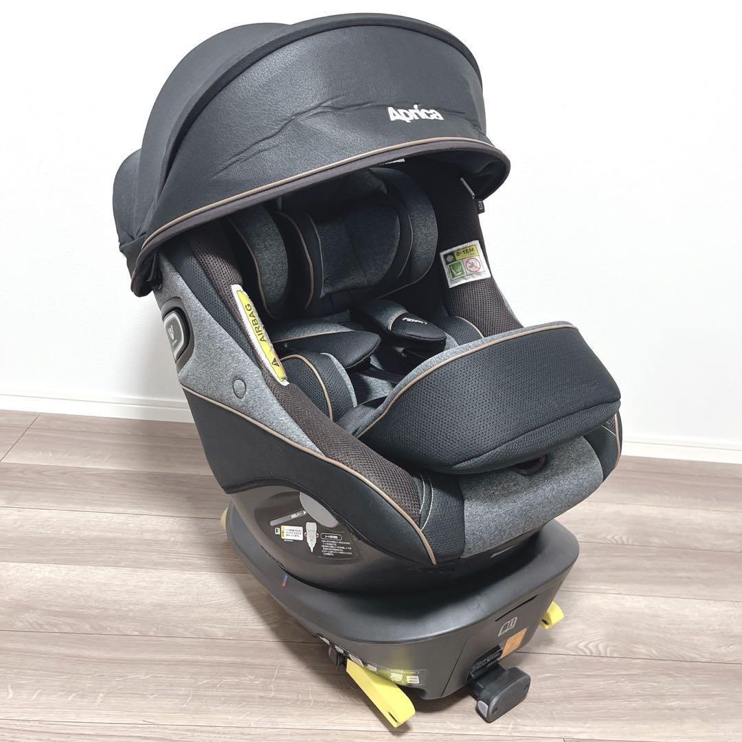 【美品】 Aprica クルリラ プロテクト　チャイルドシート　R129