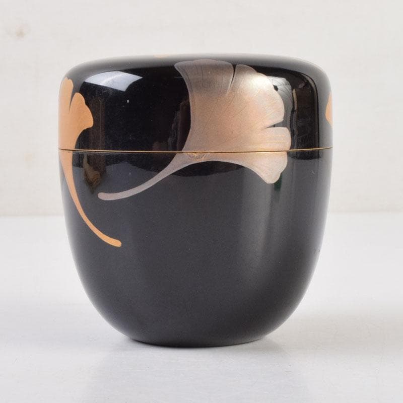 塗師 常寛 淡々斎書付 花押 面中次 嵯峨野蒔絵 棗 茶器 茶道具 木箱