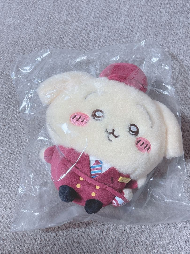 ちいかわ　阪急　阪急電車　うさぎ　ほわほわぬいぐるみ　正規品 ちいかわ 阪急電車なほわほわぬいぐるみS（うさぎ） | ちいかわ