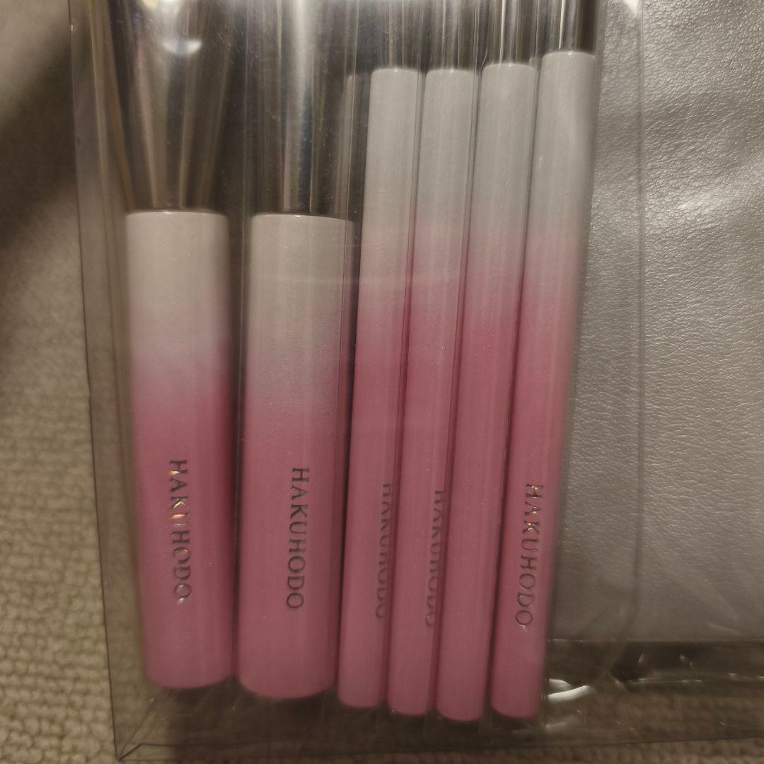 HAKUHODO メイクブラシセット 6本 ピンクさくら ANA