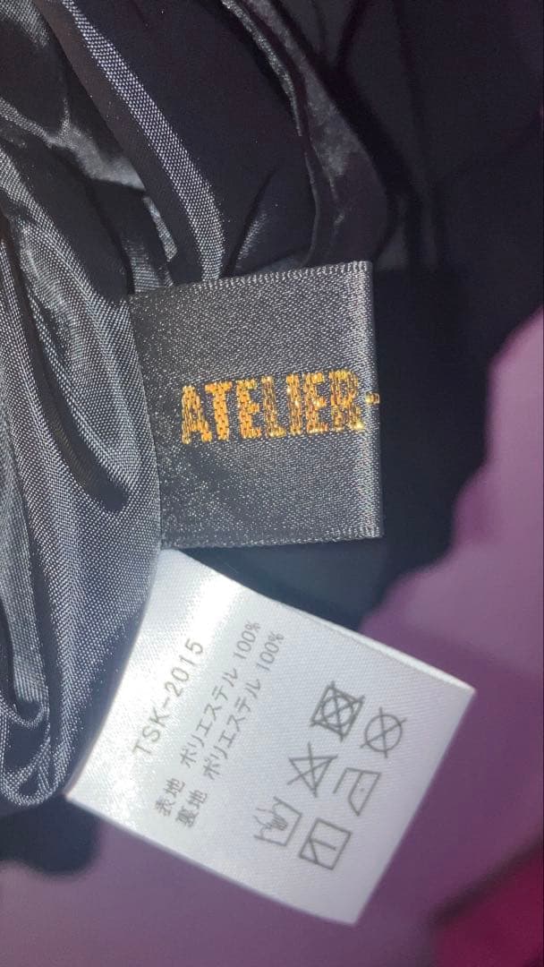 ATELIER PIERROT 黒 フリル ティアード スカート ゴスロリ