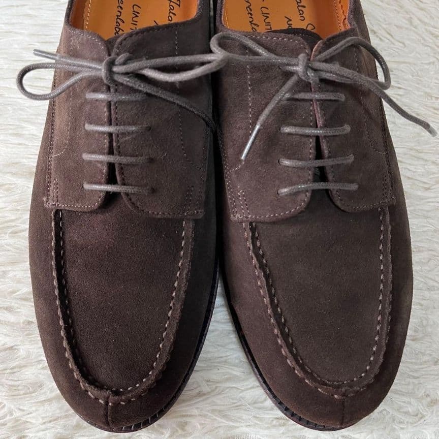 【本日限定セール】ジャランスリウァヤ スエード　Uチップ グリーンレーベル別注