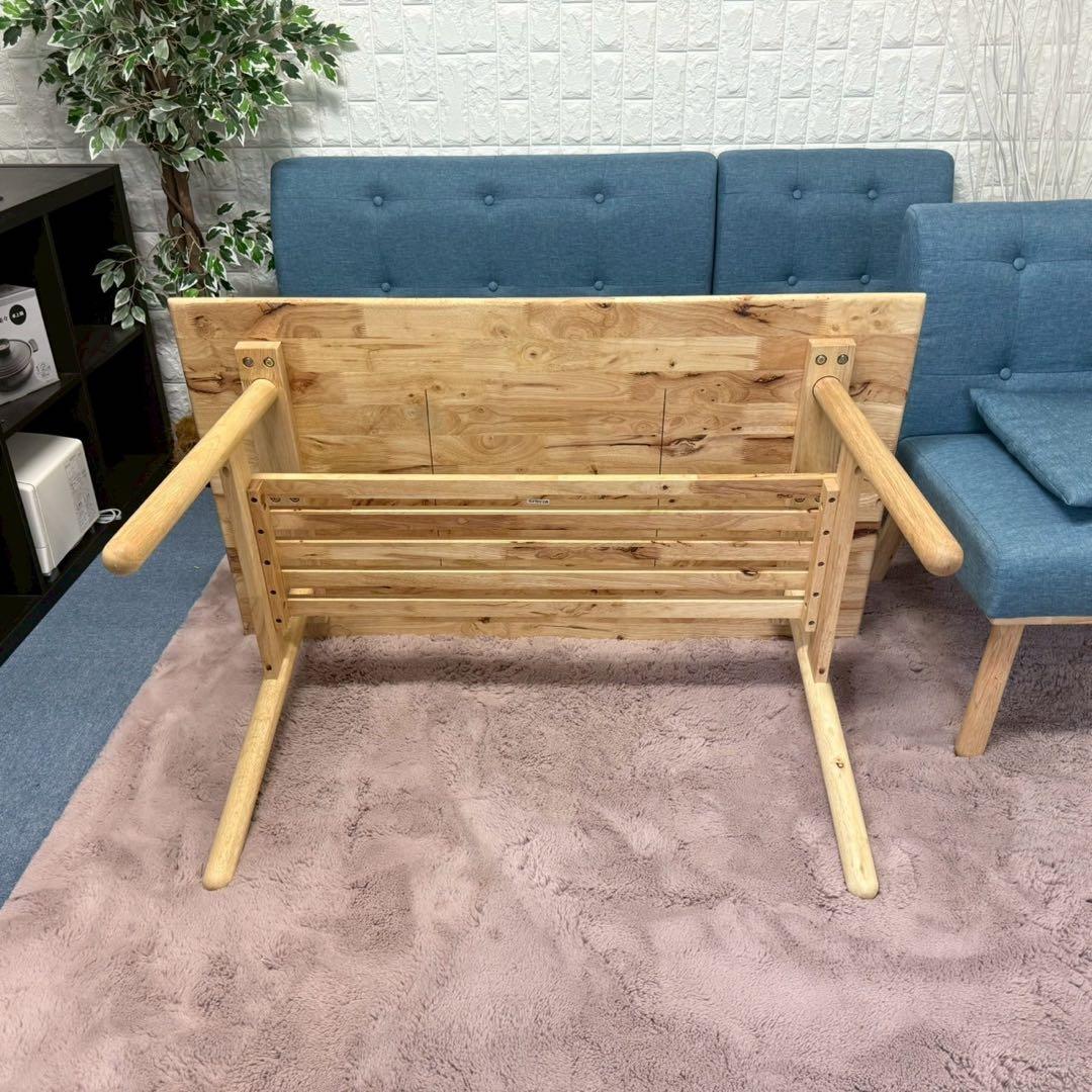 にゃ〜す ✨ナチュラルファニチャー　ダイニングセット　4人掛け　北欧風