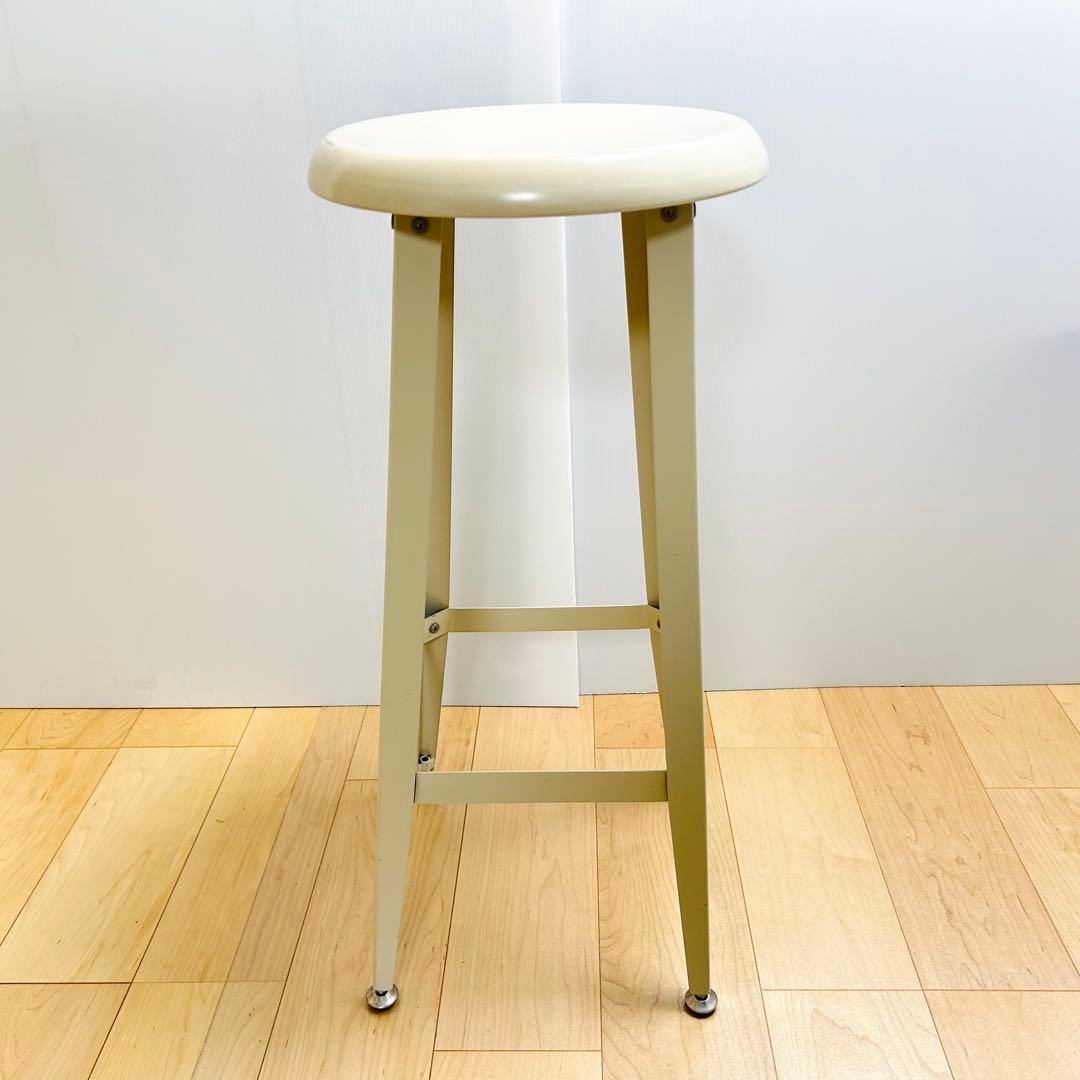 廃盤希少 IKEA ハイスツール TORBEN アイボリー イケア 鋼製①