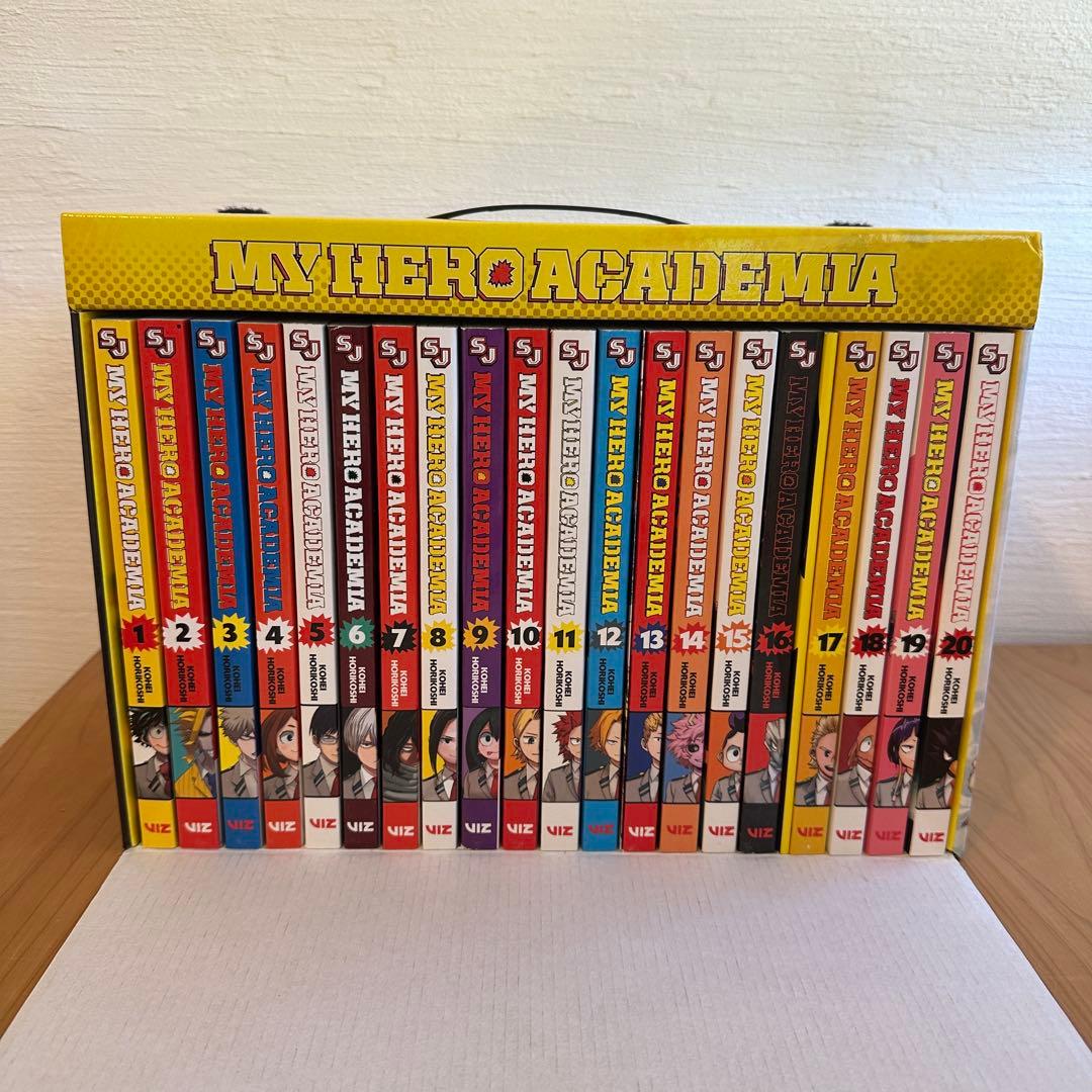 ☆美品•貴重品☆僕のヒーローアカデミアBOX 英語版 漫画 1〜20巻