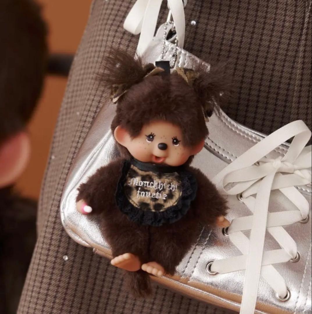 モンチッチ×ジュエティ レオパード キーチェーン monchhichi×jouetie