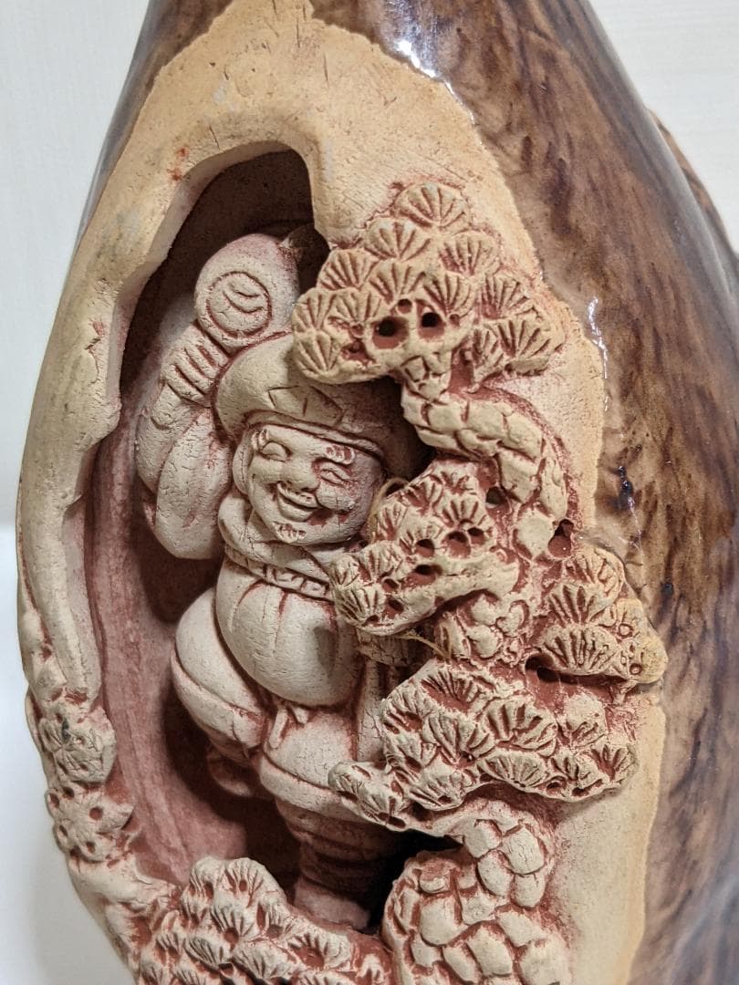 値下げ　出雲大社　彫刻入り徳利　2個セット