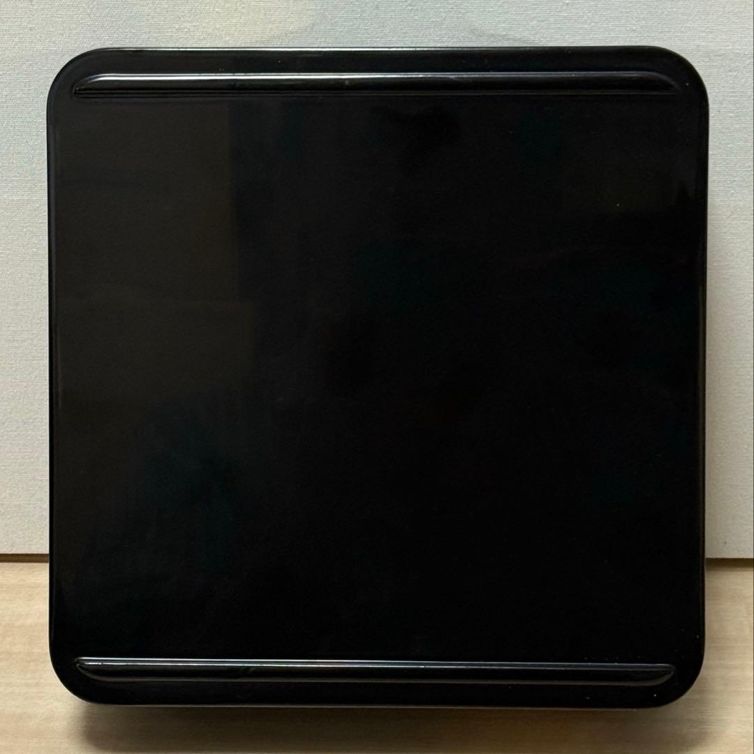 ごっちゃん　輪島塗 黒塗内朱 金銀沈金 羊歯紋様 二段重 重箱