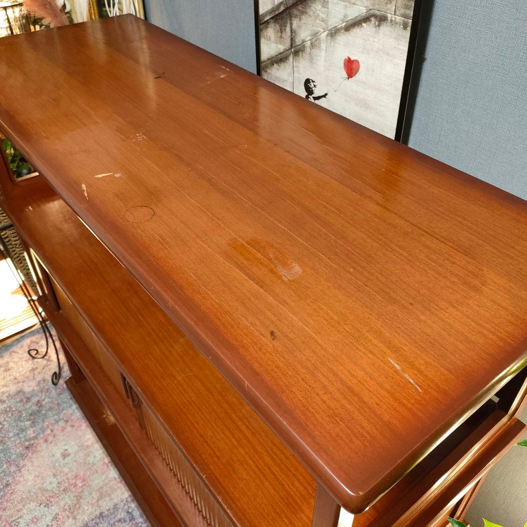 昭和ヴィンテージ 国産ミッドセンチュリー 蛇腹引き戸 北欧モダン