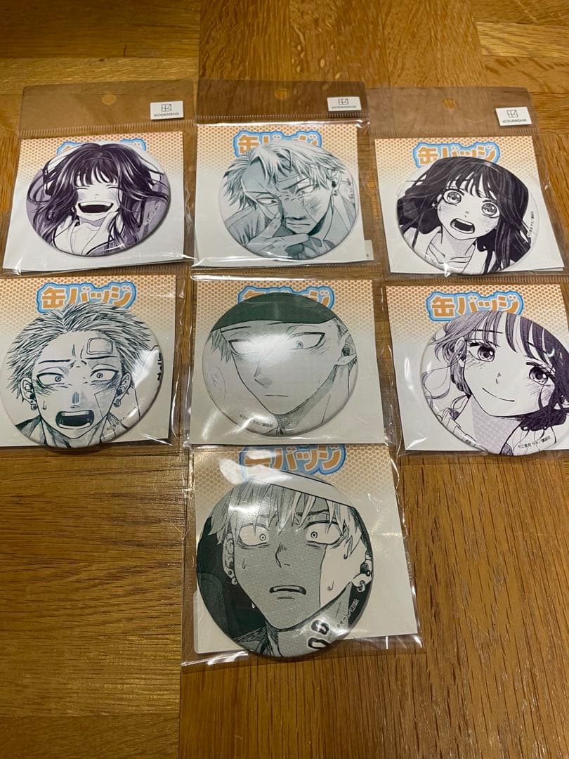 薫る花は凛と咲く eeoくじ 和栗薫子 紬凛太郎 缶バッジセット 第