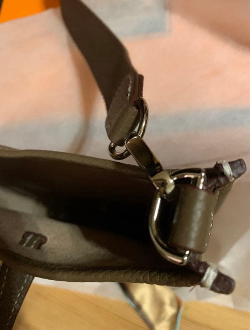 専用出品°・*:.。.☆新品未使用 ショルダーバッグ Hパンチング 高級革