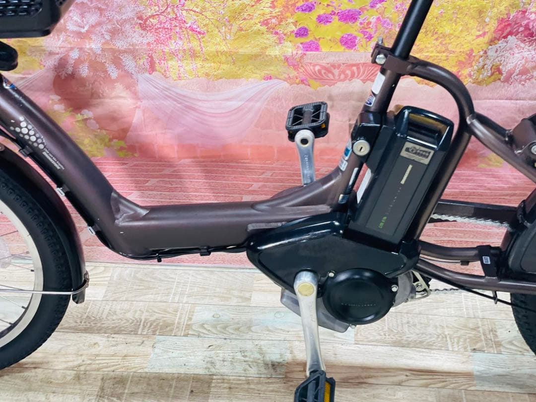K2370 電動自転車ブリヂストン アンジェリーノ 子供乗せ 20インチ送料無料