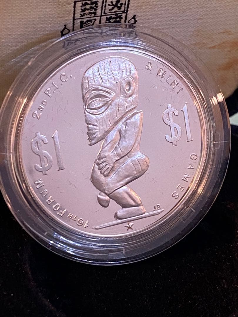 中*郎様 希少品！COOK ISLANDS クックアイランド 1985年 1 ド - メルカリ