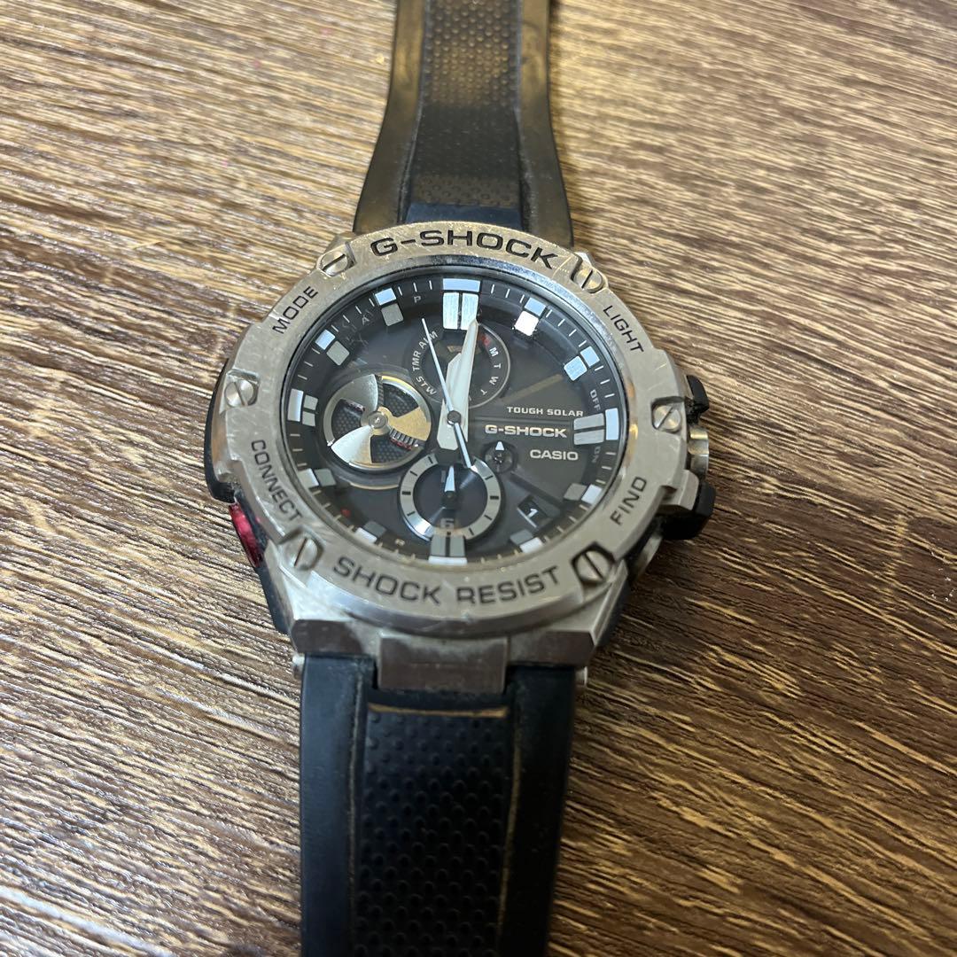 G-SHOCK Tough Solar ブラックラバーベルト時計