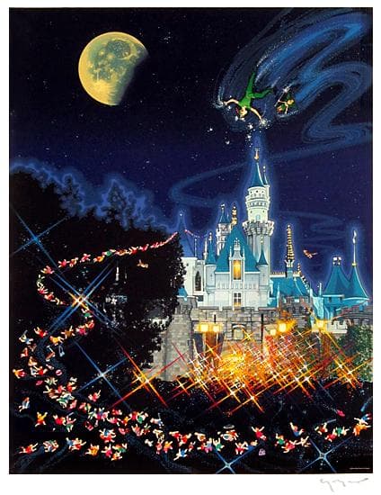 ヒロ・ヤマガタ版画（ピーターパンアンダーザムーン） - メルカリ