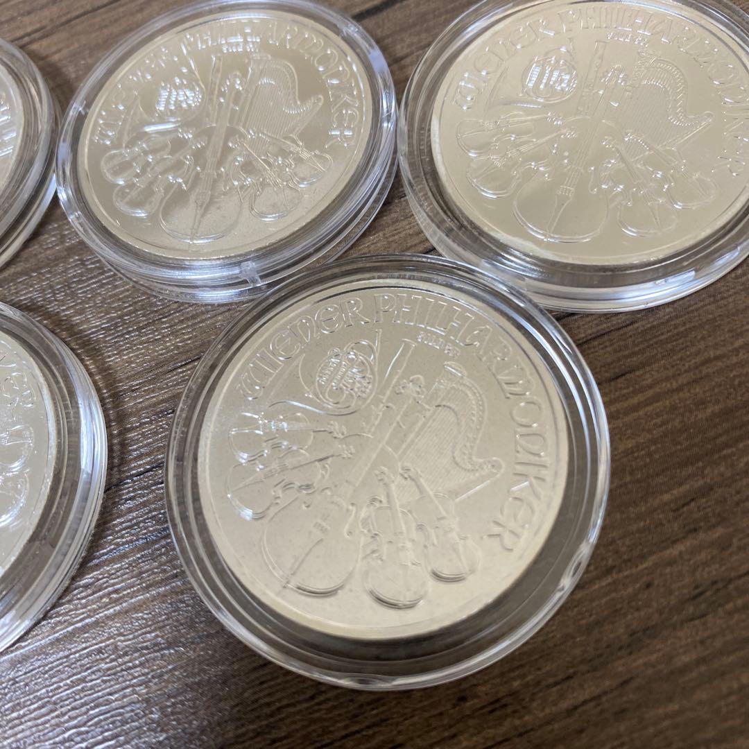 純銀 1オンス 5枚セット 2024 オーストリア ウィーン・フィルハーモニー