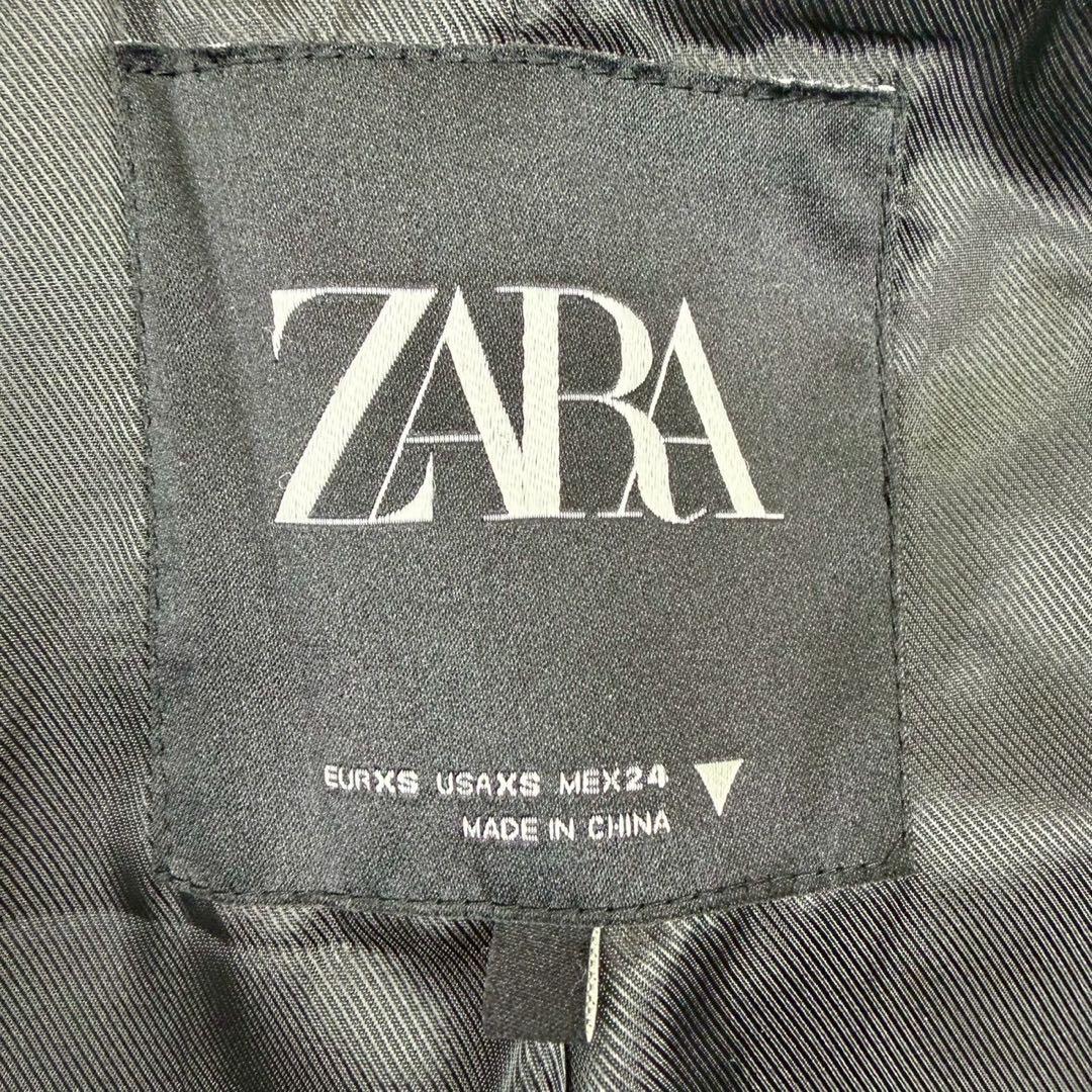 美品✨ ザラ チェスターコート マキシ丈 ヘリンボーン ダブルブレスト