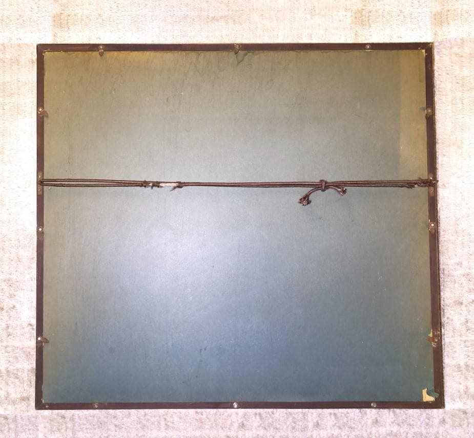 【 林武 静物画 】　板絵額装