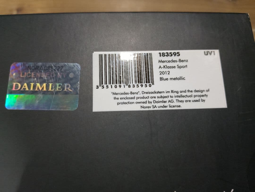 1/18　ベンツ　Aクラス　W176 A250 スポーツ　ミニカー　ブルー