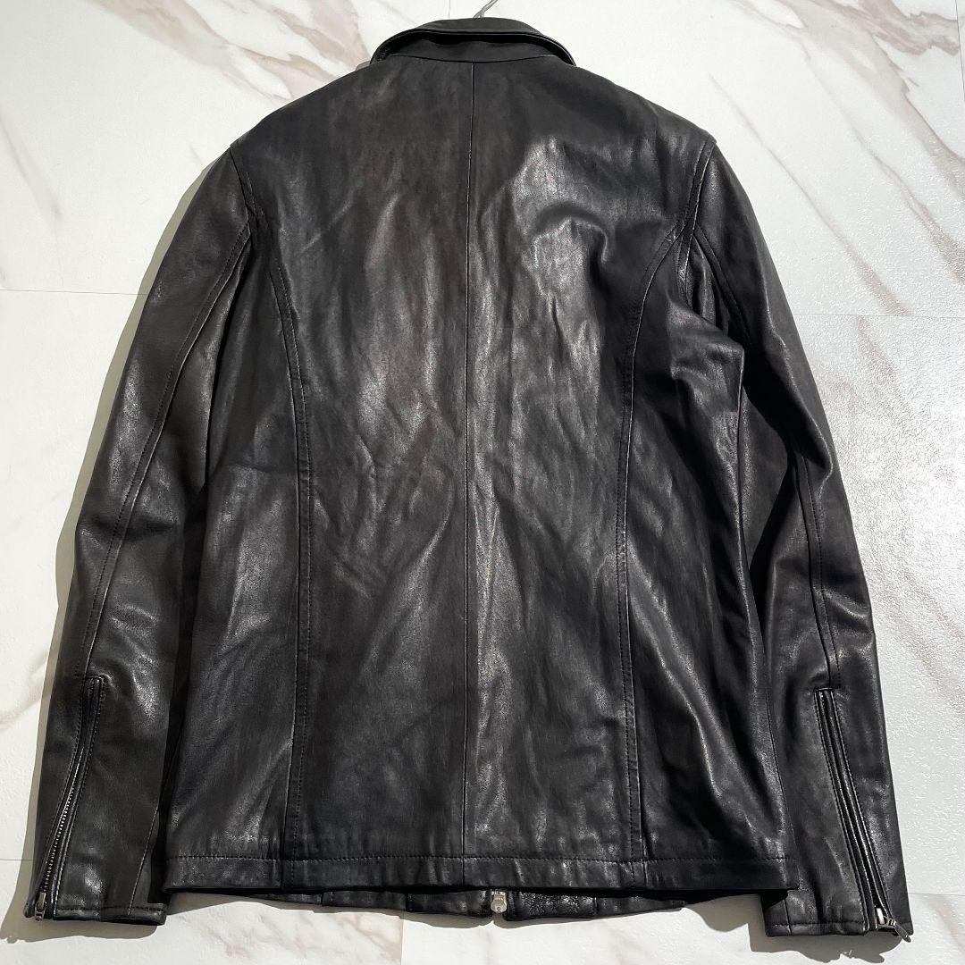 極美品 SCHAFFEN ライダースジャケット ラムレザー 1 M相当