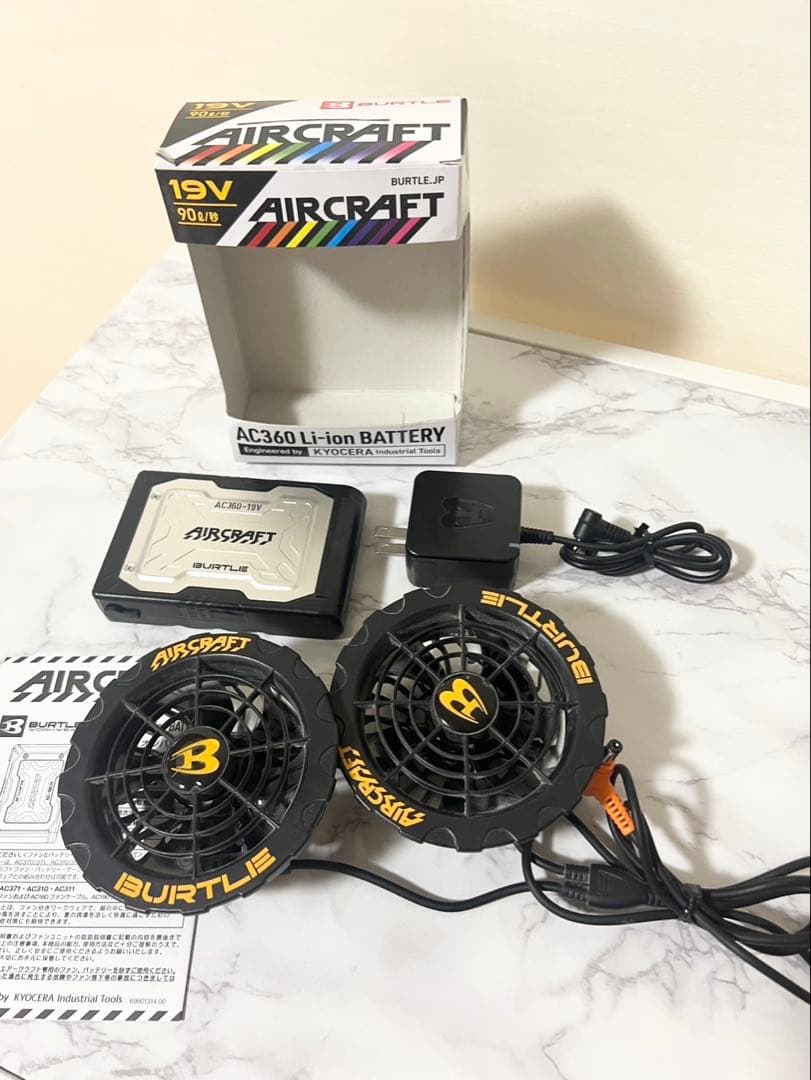 BURTLE AC360-19V AC370/371 ファン