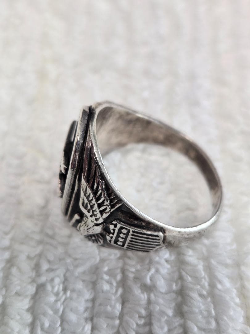 米陸軍 1940～1950年代？ スターリングシルバー 指輪