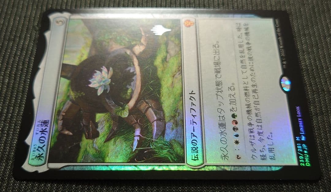 永久の睡蓮 foil MTG 金粉の水蓮 Secret Lair 日本語版 Foil 未