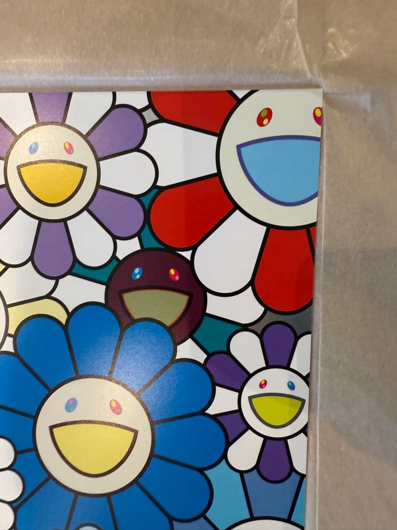 村上隆 「天国への階段から見えるお花畑」Ed.300 サイン入り版画