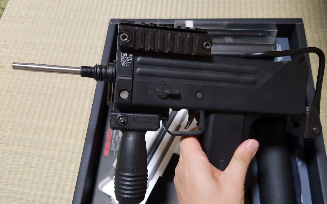 東京マルイ Mac10(ケイ・ホビー 番頭カスタム) マウントレール付き