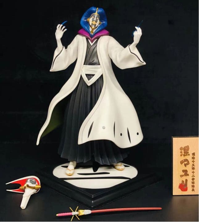 BLEACH 黒衣少年図 涅ネム 涅マユリ ガレージキット ガレキ スタチュー①