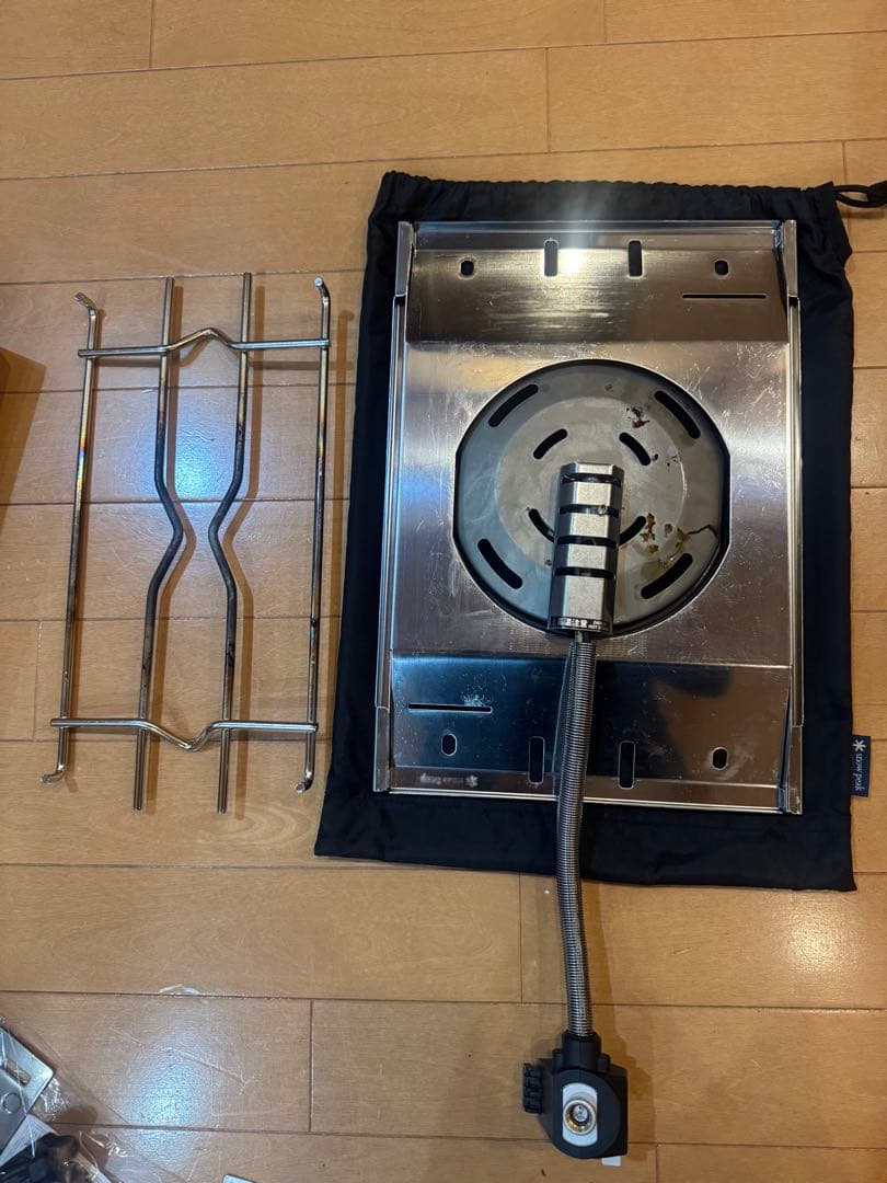 付属品有★動作確認済スノーピーク フラットバーナー IGT カセットガスコンロ