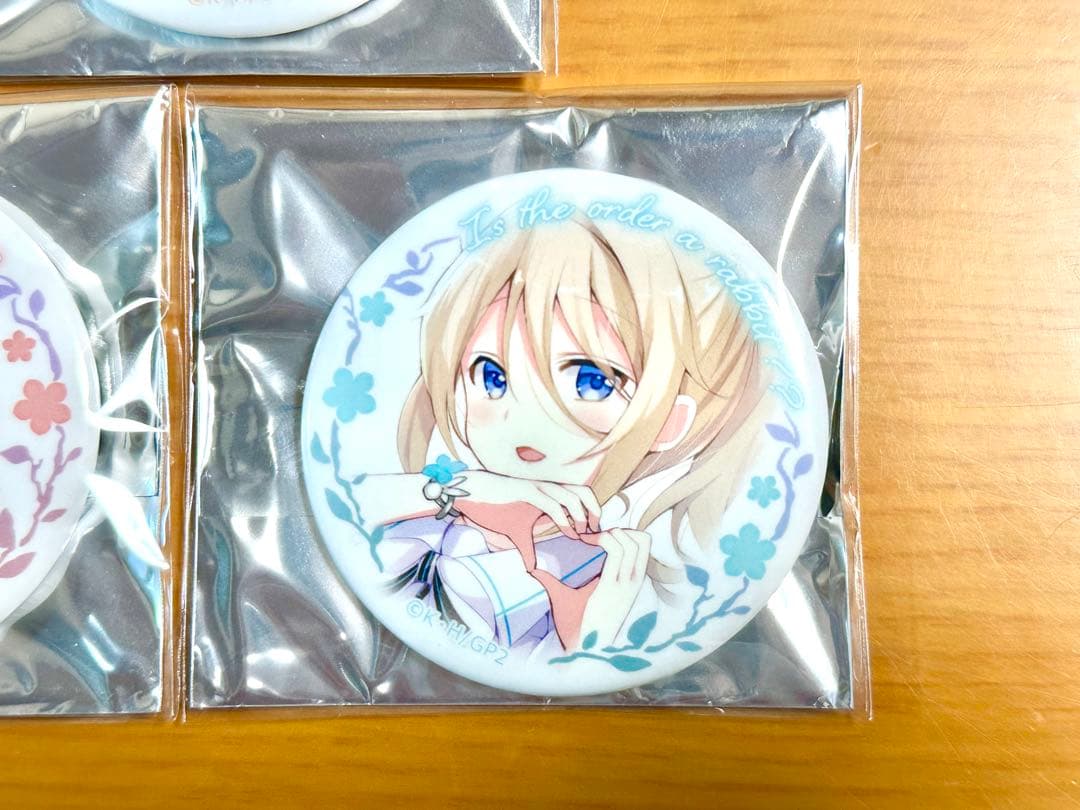 【新品・未使用】ごちうさ ハートポーズ 缶バッジ 8種コンプセット C97