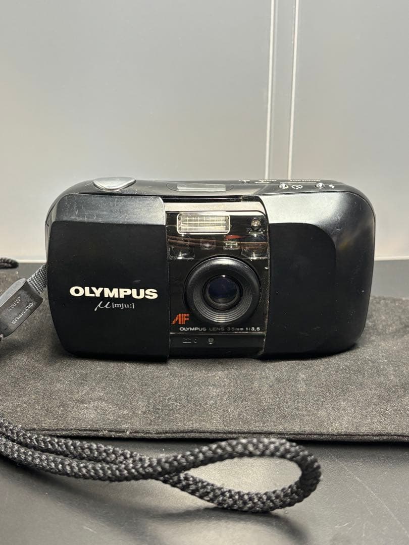 OLYMPUS μ mju 35mm 1:3.5 フィルムカメラ 初代 希少品 - メルカリ