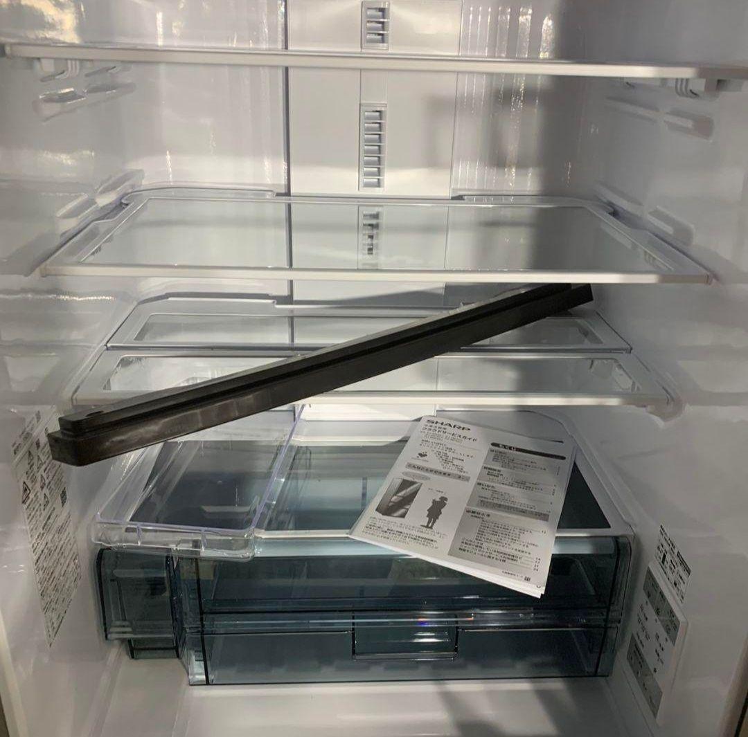 H932R\" SHARP 457L 6ドア 冷蔵庫 SJ-MF46J-H