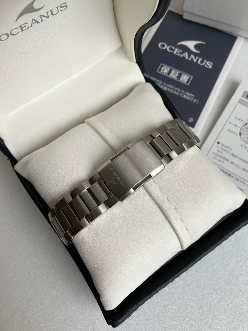 OCEANUS オシアナス OCW-T400 デジアナ　電波ソーラー　チタン