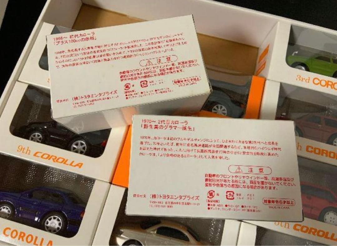 非売品 カローラ アニバーサリー プルバックカー・ミニカー（1966