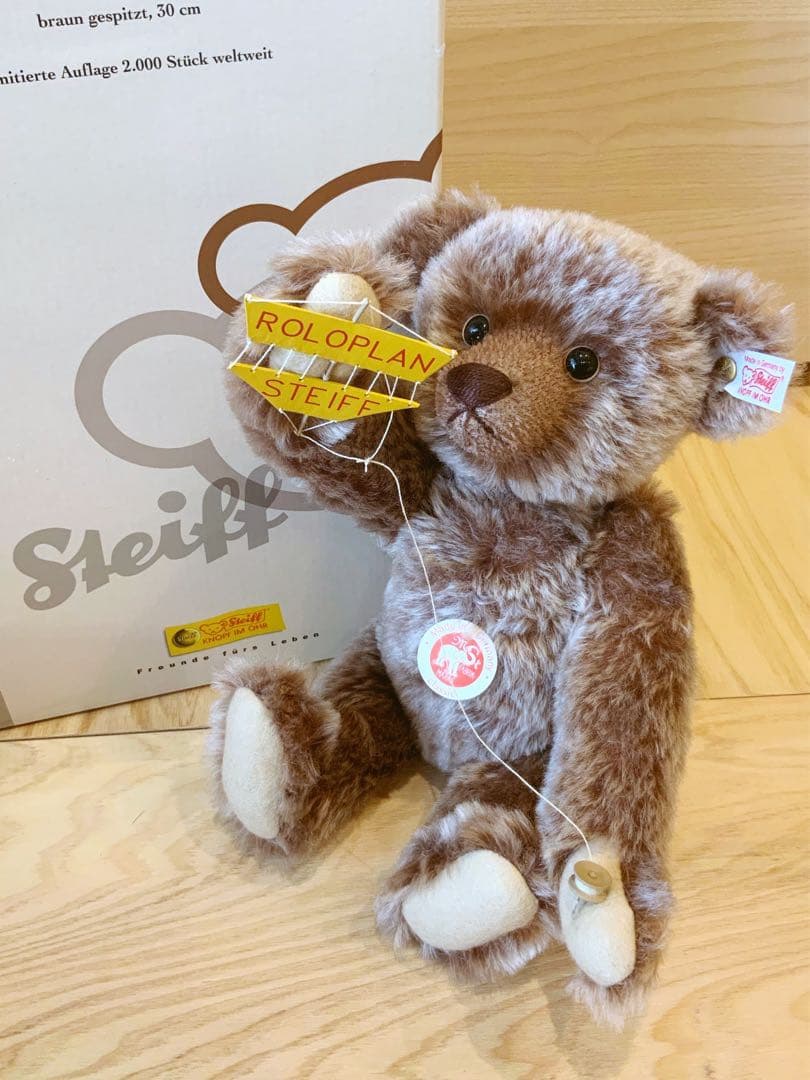 Steiff シュタイフ 限定2000体 テディベア Roloplan 美品