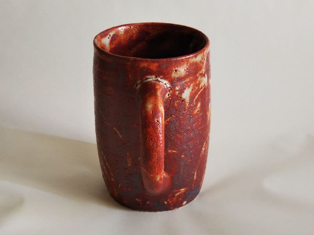 北大路魯山人（！？） 紅志野ビアジョッキ