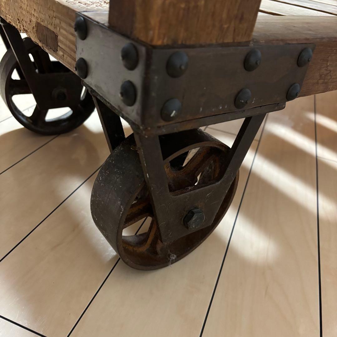 vintage インダストリアル ファクトリー 作業台 送料込 - メルカリ