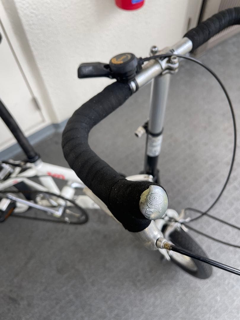 希少 CHARI-Q チョロQ 折りたたみ自転車 ホワイト　チャリQ ミニチャリ